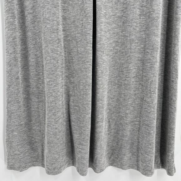 Cozy Earth Bamboo Rib Knit Boyfriend Short Sleeve‎ Sleep Shirt Dress Size Medium - Picture 8 of 11